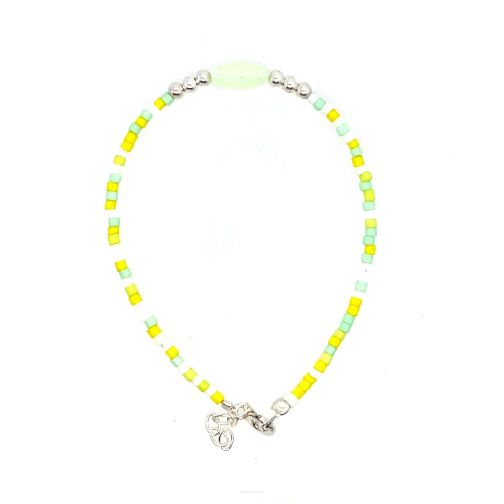 Bransoletka z fluorescencyjnym elementem