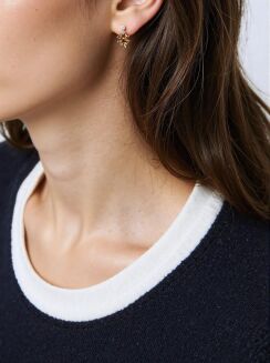 Wiszące kolczyki koniczyny z sułtanitem - 3