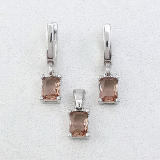 Komplet z prostokątnym sułtanitem - 2