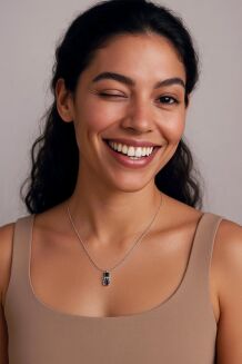 Naszyjnik - kotek z topaz mistic - 4