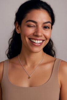 Naszyjnik z sercem z sułtanitu - 3